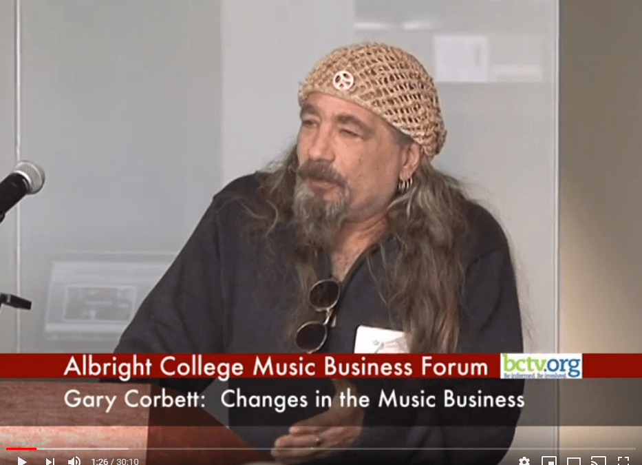 Gary Corbett: Change in the Music Business