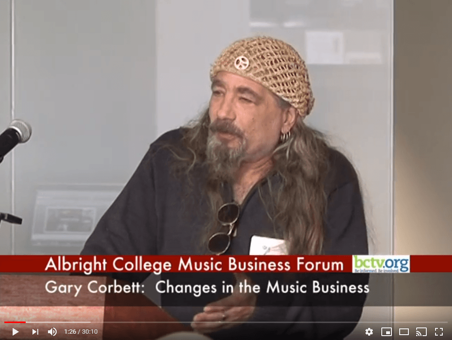 Gary Corbett: Change in the Music Business