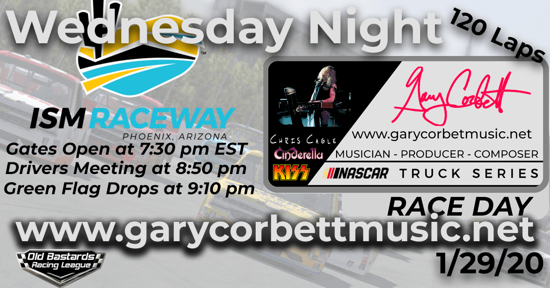Week #8 Gary Corbett Music Truck Series Race at ISM Raceway – 1/29/20 Wednesday Nights